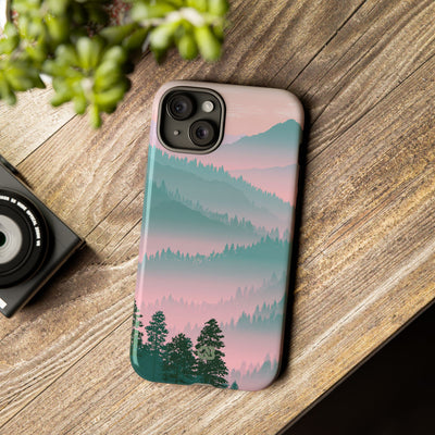 Teal Tough Phone Case for iPhone - Alpine Mist Teal