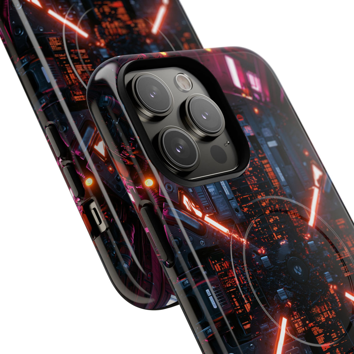 Cybernetic Reactor Core · Tough 2.0 Magnetic Phone Case for iPhone · Black