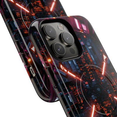 Cybernetic Reactor Core · Tough 2.0 Magnetic Phone Case for iPhone · Black