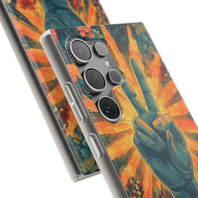 Radiant Peace Bloom · Soft Phone Case for Samsung