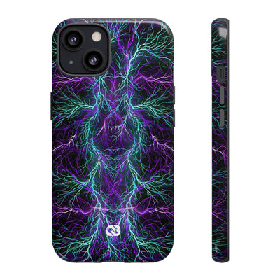 Electric Plasma Arbor · Tough Phone Case for iPhone · Purple