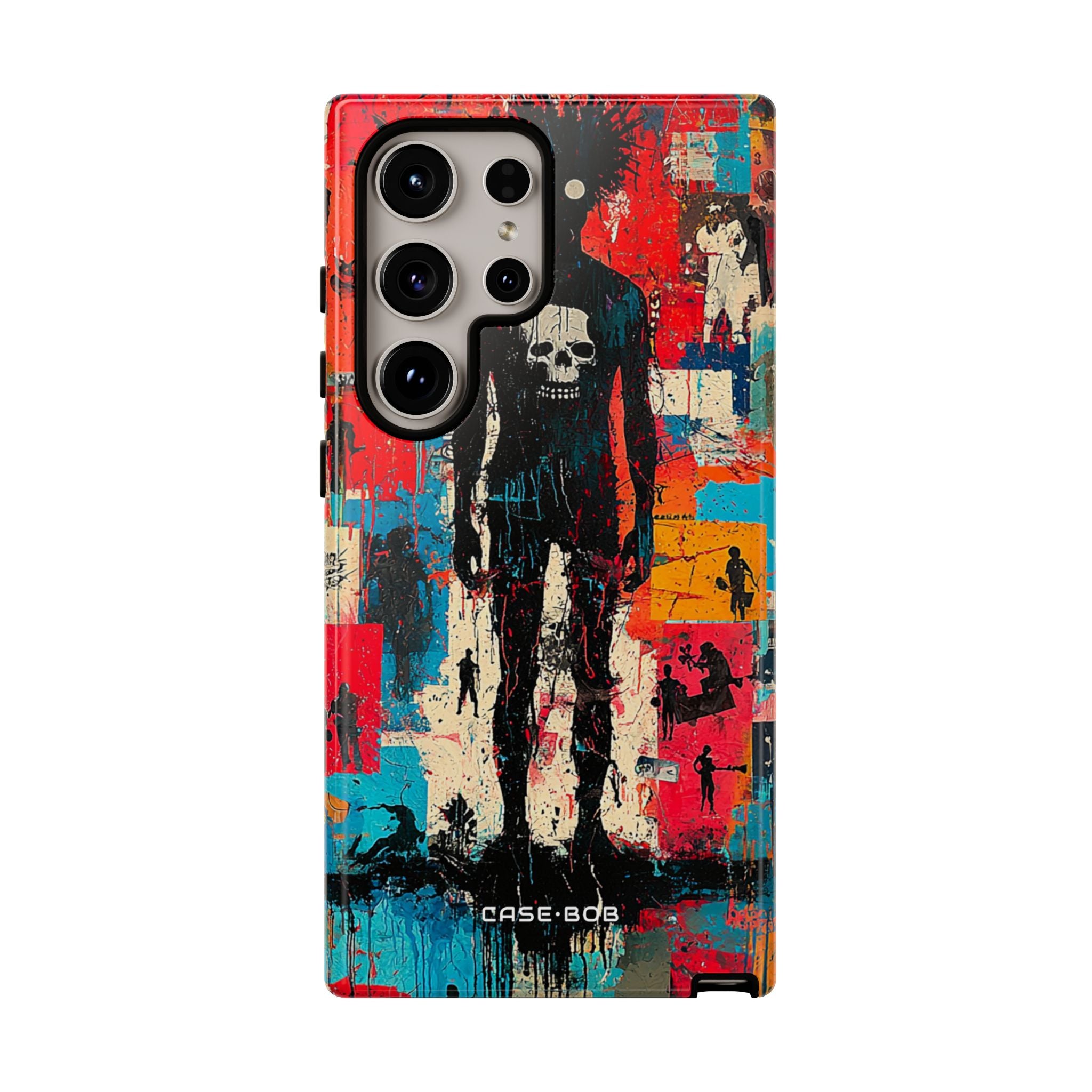 Spiky Skull Silhouette Samsung S24 Ultra Case - Tough