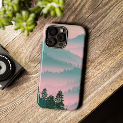 Teal Tough Phone Case for iPhone - Alpine Mist Teal