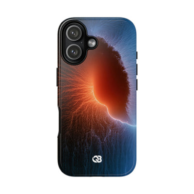 Thermal Aura Pulse · Tough Phone Case for iPhone · Blue