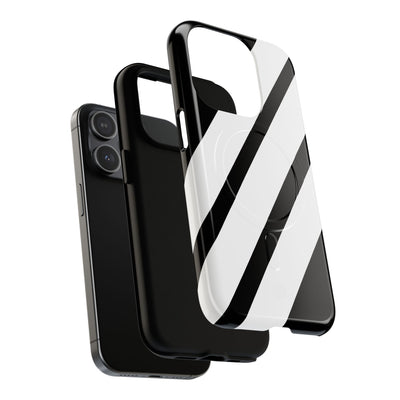 Obsidian White Bars · Tough+ Phone Case for iPhone · Magsafe