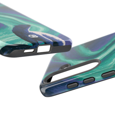 Arctic Aurora Bear · Tough Phone Case for Samsung · Teal