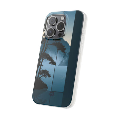 Blue Lite Phone Case for iPhone - Kyoto Mist Pine