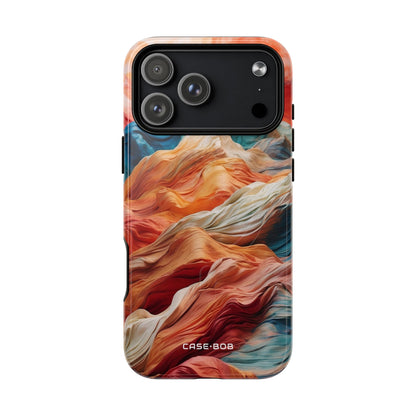 Fabric Peaks Cream iPhone 17 Pro Max Case - Tough+ - CASE•BOB