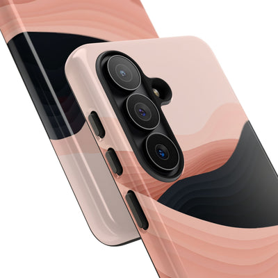 Pink Tough Phone Case for Samsung - Dune Shadow Layers
