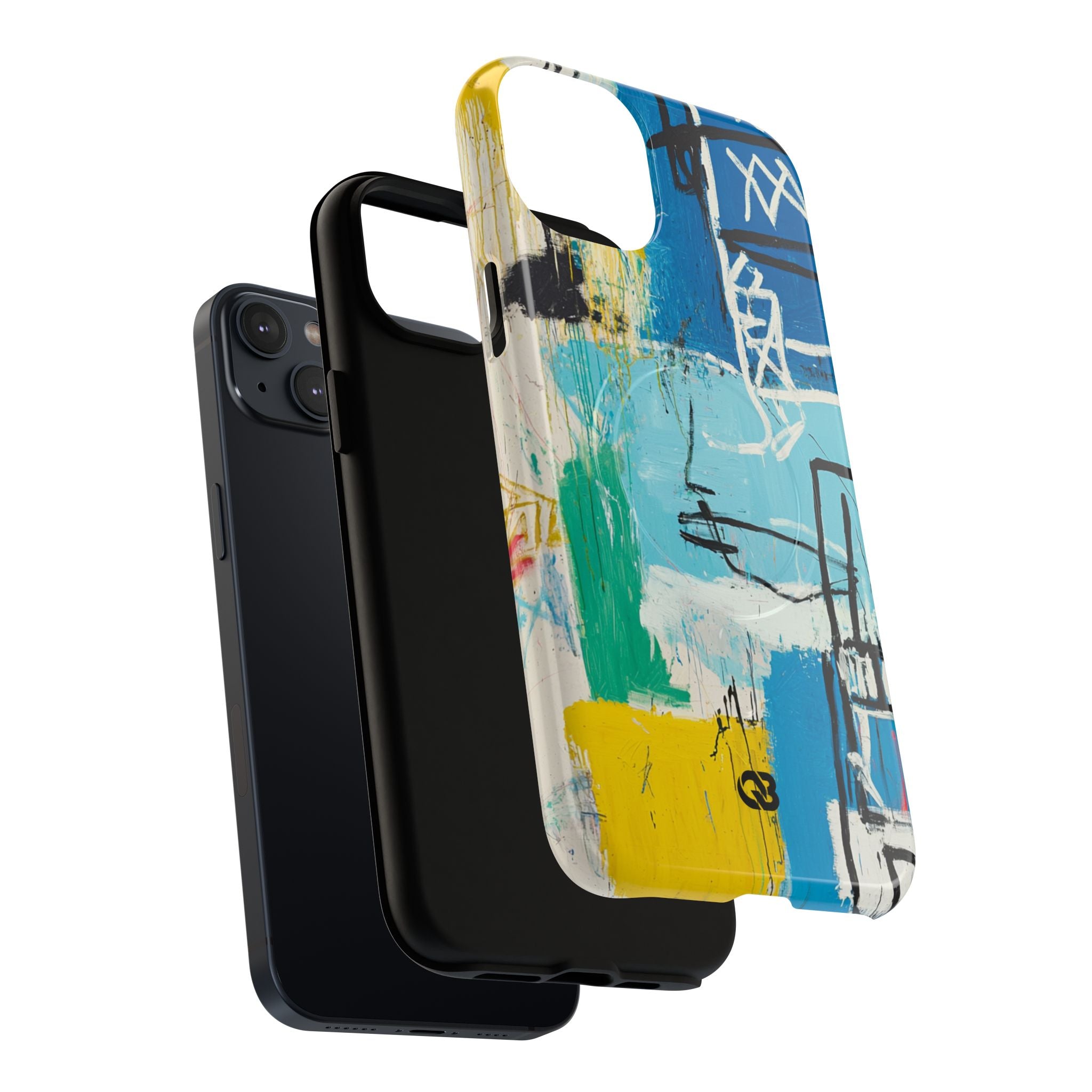 Azure Urban Scribble · Tough+ Phone Case for iPhone · Magsafe