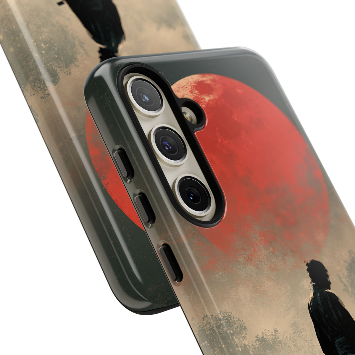 Crimson Moon Ronin · Tough Phone Case for Samsung · Red