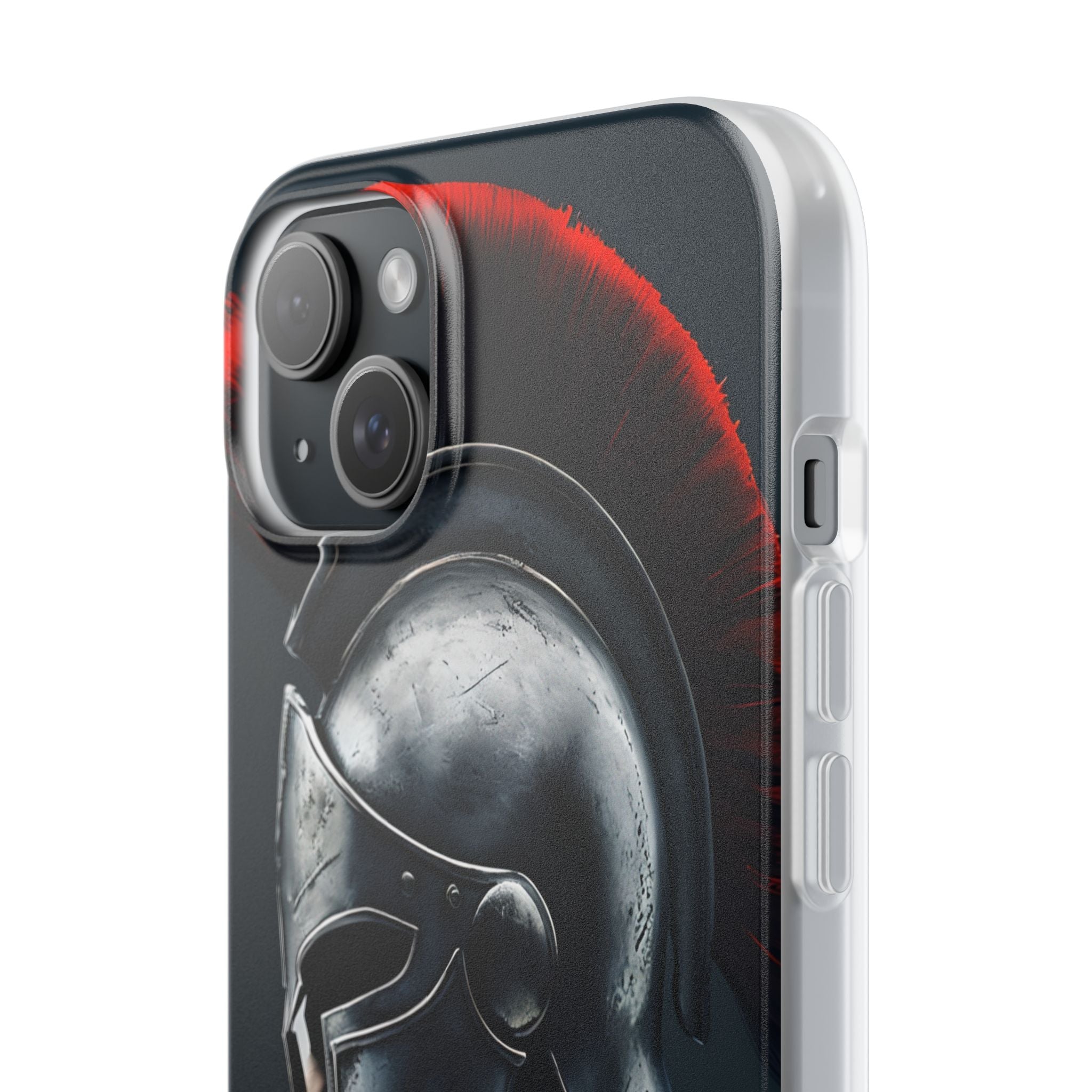 Sølv Centurion iPhone 15 Plus Cover - Blød