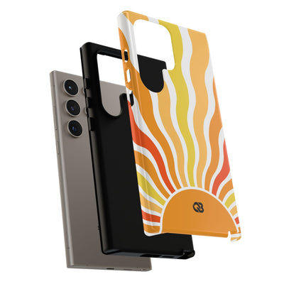 Amber Solar Waves · Tough Phone Case for Samsung