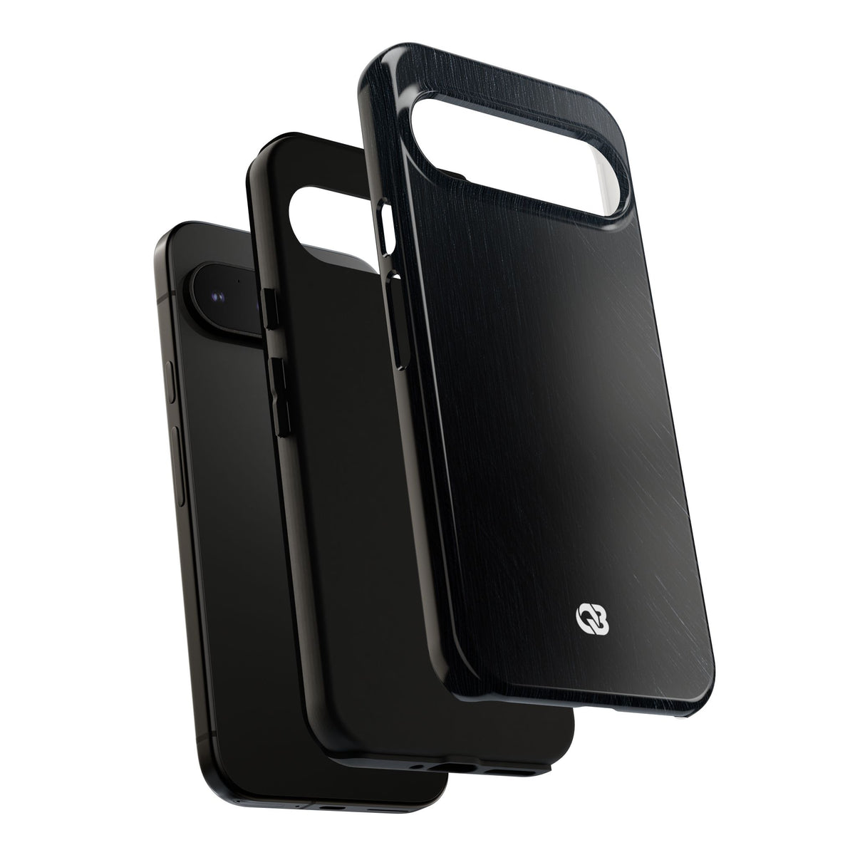 Brushed Obsidian Steel · Tough Phone Case for Pixel ·  Black