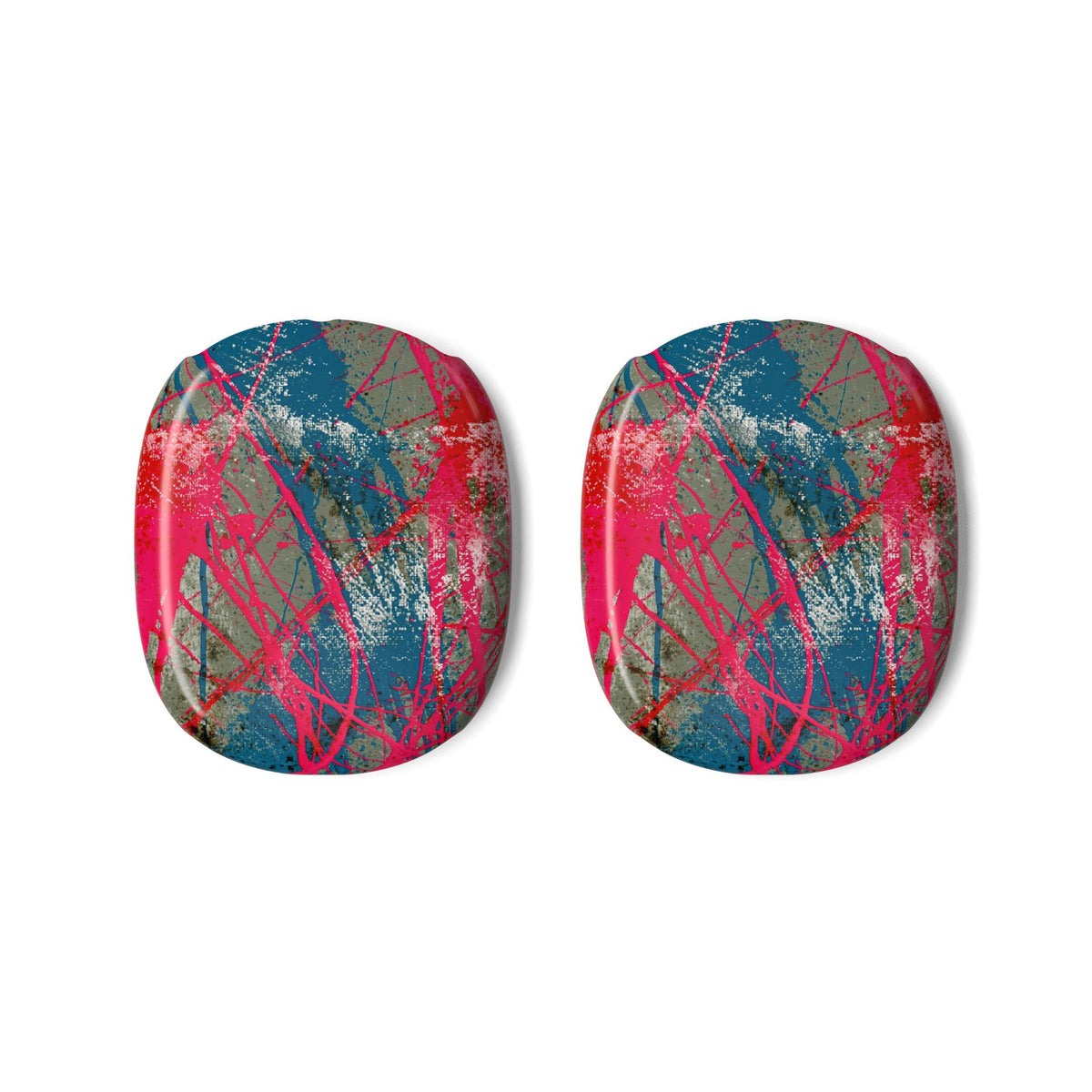 Neon Static Drip · Hard Case for AirPods Max · Pink