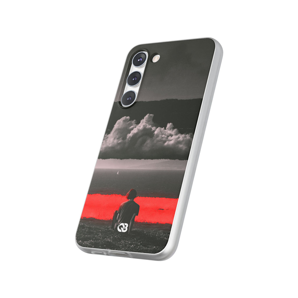Crimson Horizon · Lite Phone Case for Samsung · Black