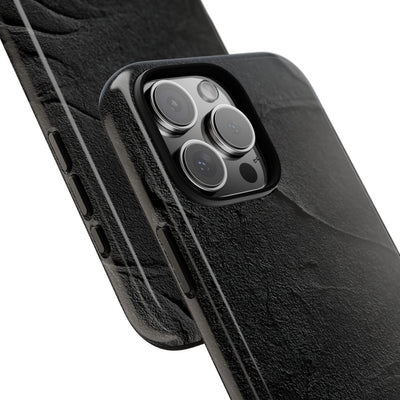 Obsidian Stucco Relief · Tough Phone Case for iPhone · Black