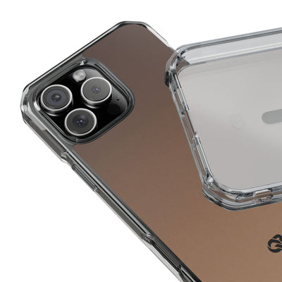 Umber Fade · Clear Impact Magnetic Phone Case for iPhone ·  Brown