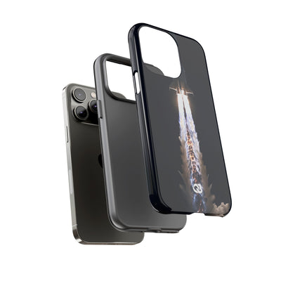 Obsidian Rocket Ascent · Tough Phone Case for iPhone