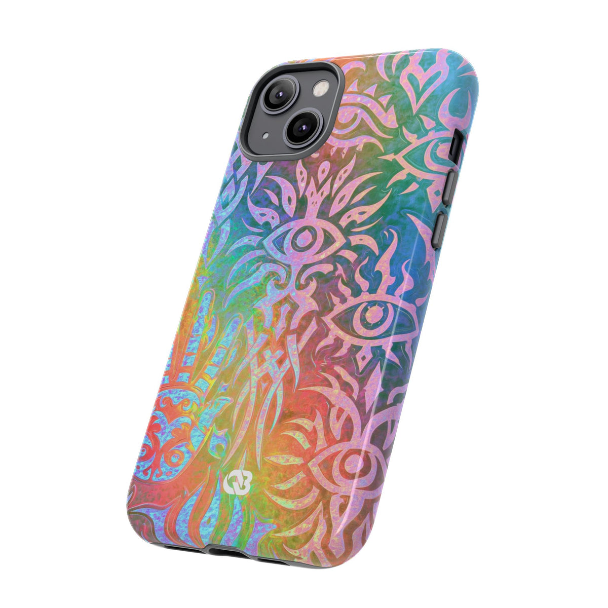 Chromatic Mystic Sigil · Tough Phone Case for iPhone · Blue