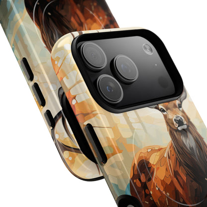 Glowing Stag iPhone 17 Pro Case - Tough+ - CASE•BOB