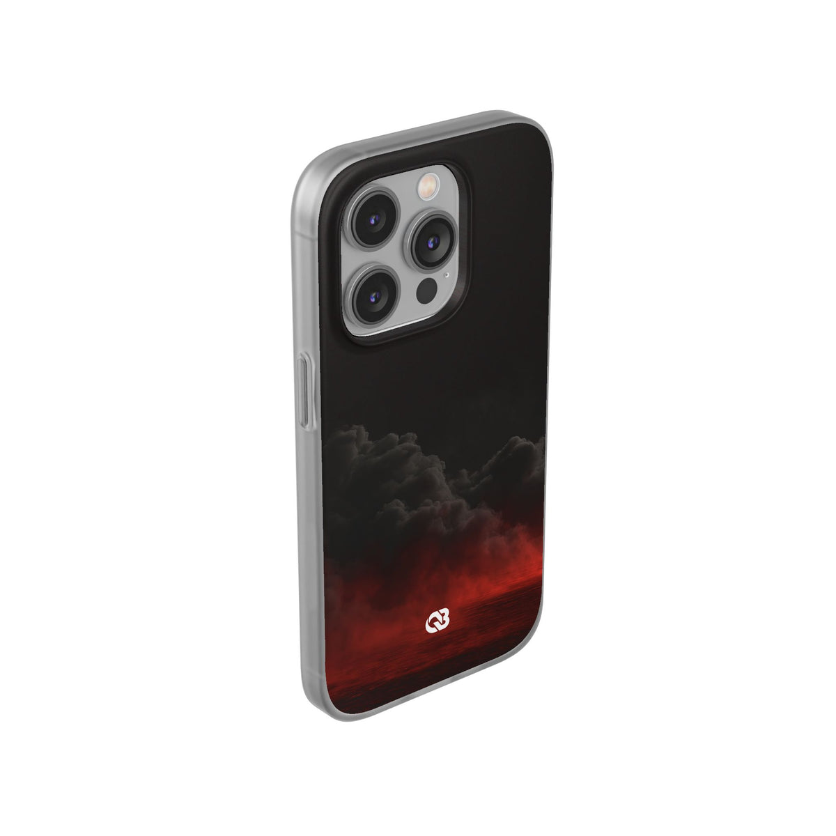 Crimson Fog Void · Lite Phone Case for iPhone ·  Black