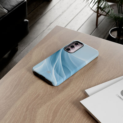 Blue Tough Phone Case for Samsung - Arctic Silk Drift
