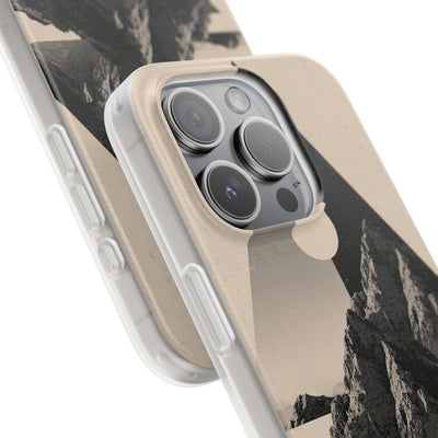 Beige Lite Phone Case for iPhone - Obsidian Summit Parchment