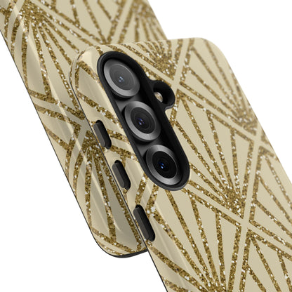 Gold Diamond Radiance Samsung S25 Case - Tough