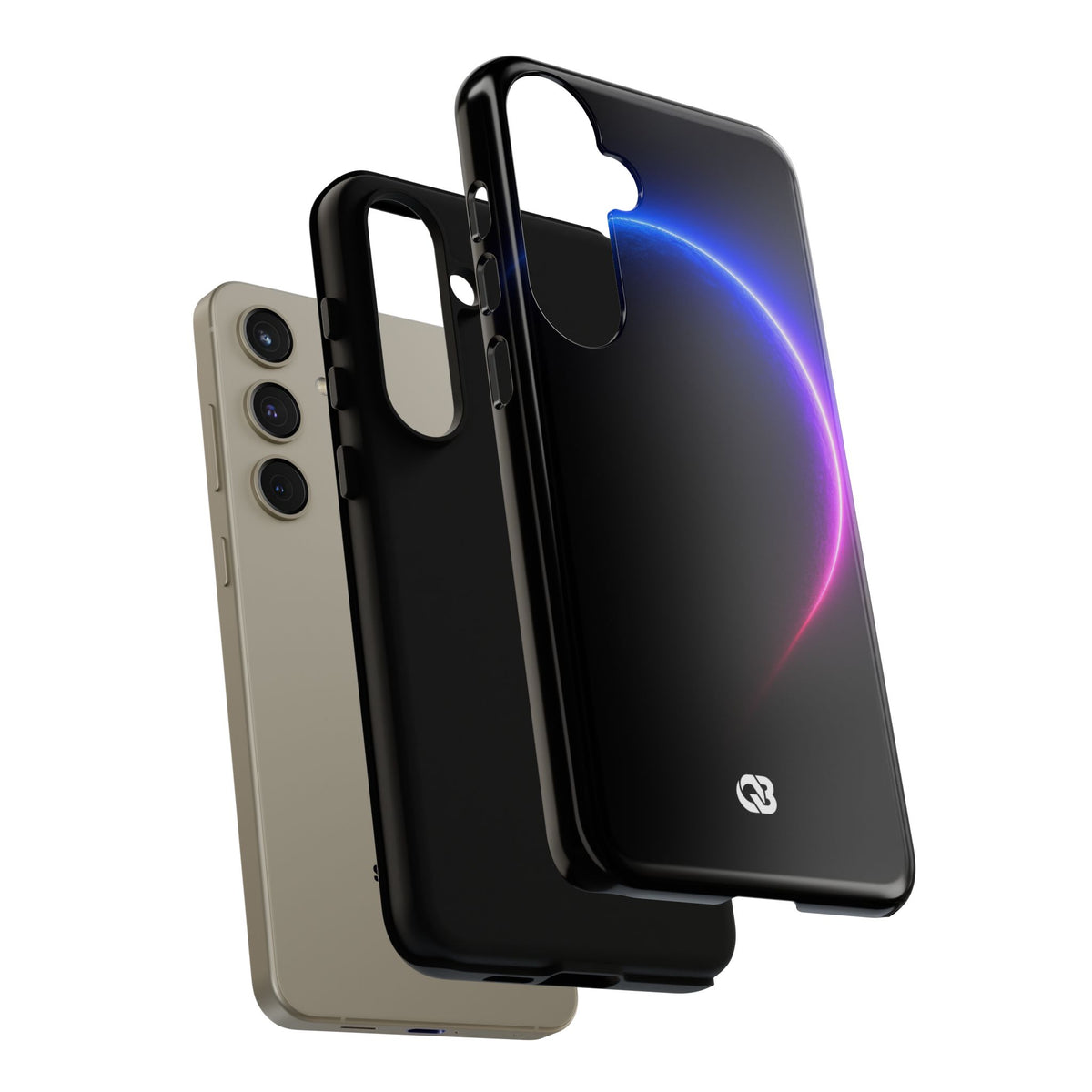Luminous Eclipse · Tough Phone Case for Samsung · Black