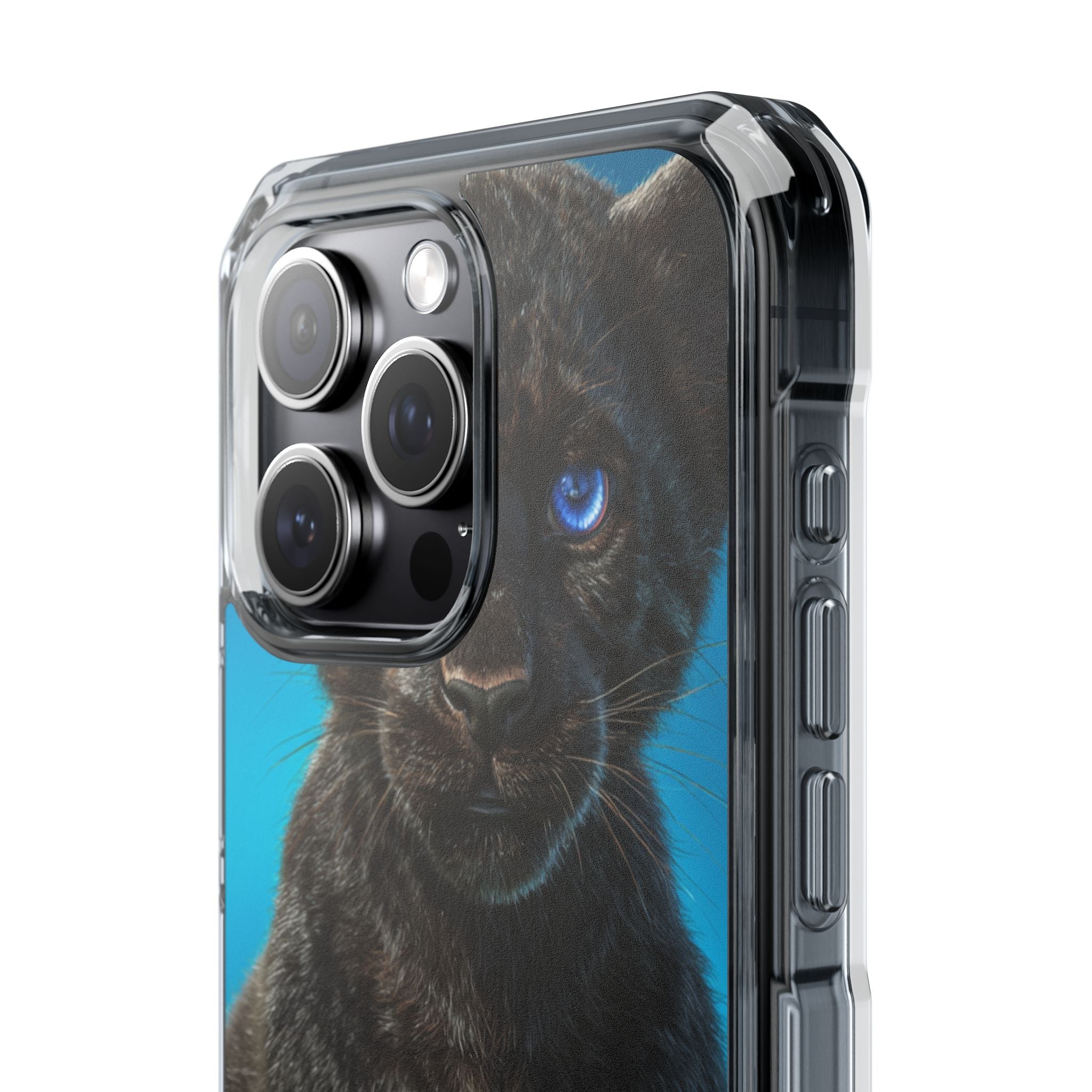 Sapphire Gaze Panther · Impact Phone Cover for iPhone · Magsafe