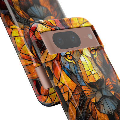 Amber Glass Lion · Tough Phone Case for Google Pixel