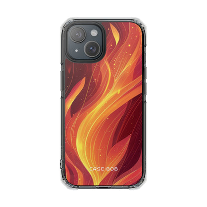 Leuchtende Flamme iPhone 15 Case - Impact