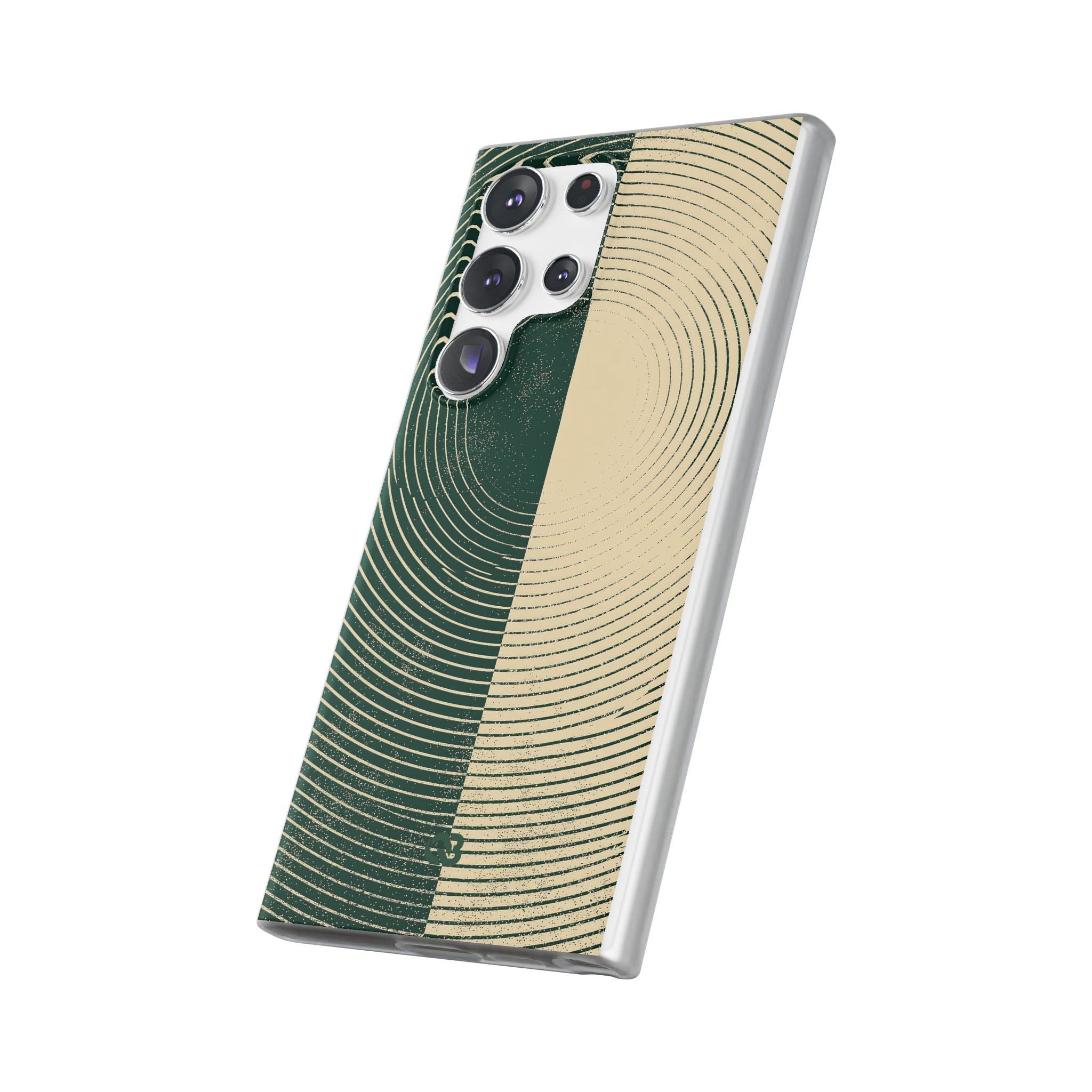 Green Lite Phone Case for Samsung - Evergreen Split Grain