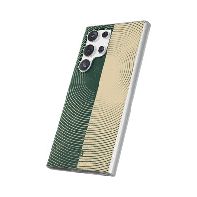 Green Lite Phone Case for Samsung - Evergreen Split Grain