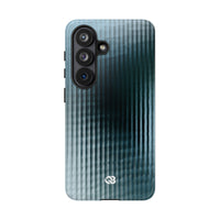 Blue Tough Phone Case for Samsung - Glacial Reeded Glass