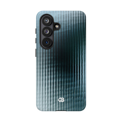 Blue Tough Phone Case for Samsung - Glacial Reeded Glass