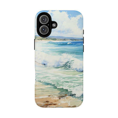 Foamy Wave Breeze iPhone 16 Plus Case - Tough+