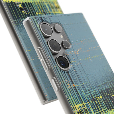 Acid Raster Circuit · Lite Phone Case for Samsung · Teal