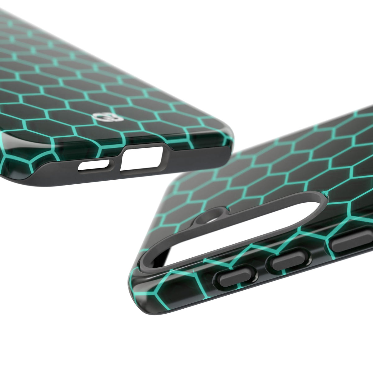 Neon Hex Spectrum · Tough Phone Case for Samsung · Teal