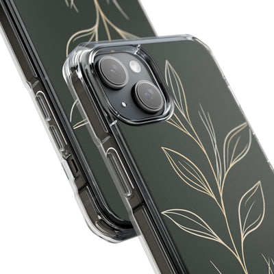 Green Impact MagSafe Phone Case for iPhone - Deep Moss Willow