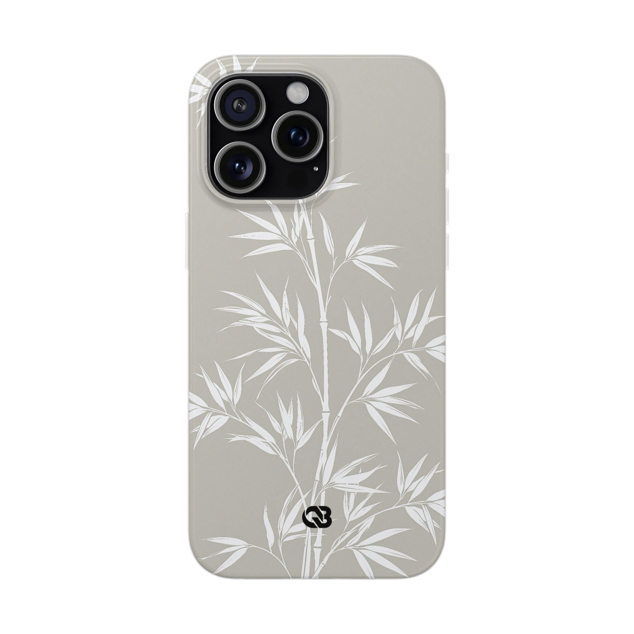 Beige Lite Phone Case for iPhone - Sandstone Bamboo Stalks