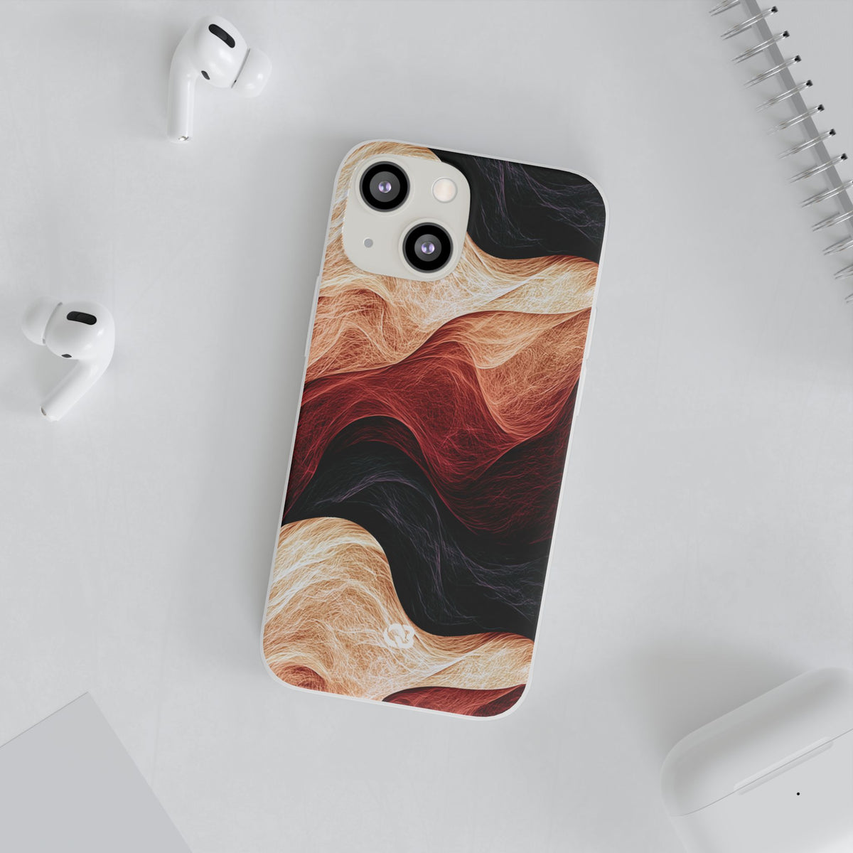 Ember Wave Dispersion · Lite Phone Case for iPhone ·  Red