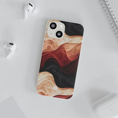 Ember Wave Dispersion · Lite Phone Case for iPhone ·  Red