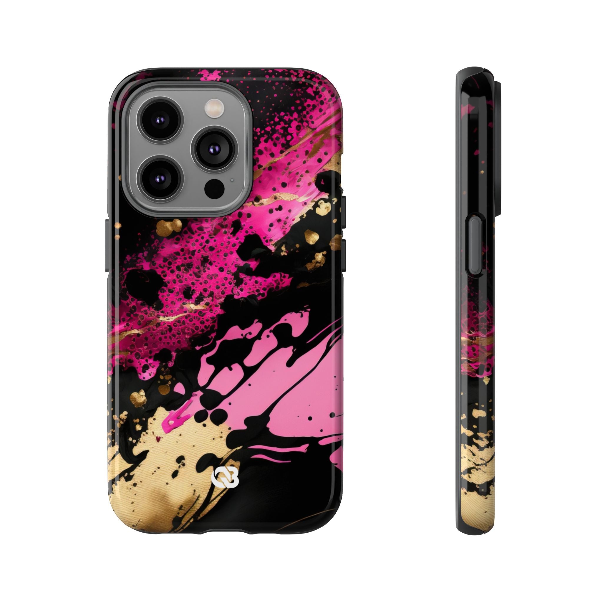 Magenta Liquid Gold · Tough Phone Case for iPhone