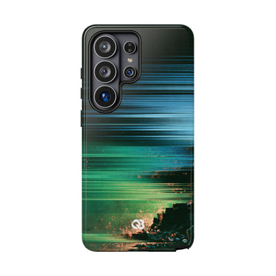 Digital Shoreline Drift · Tough Phone Case for Samsung · Teal