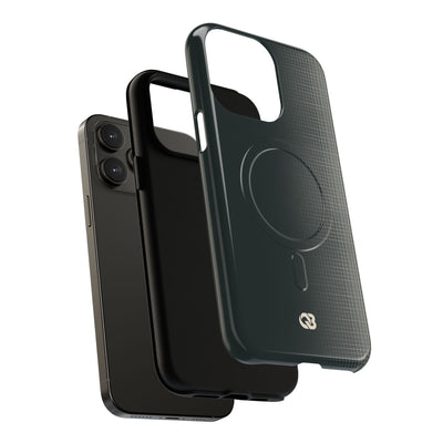 Grey Tough 2.0 Magsafe Phone Case for iPhone - Charcoal Tech Grid