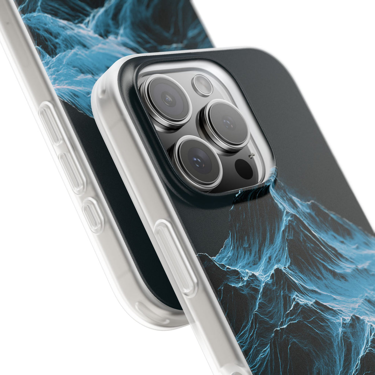 Nordic Frost Peak · Lite Phone Case for iPhone ·  Blue