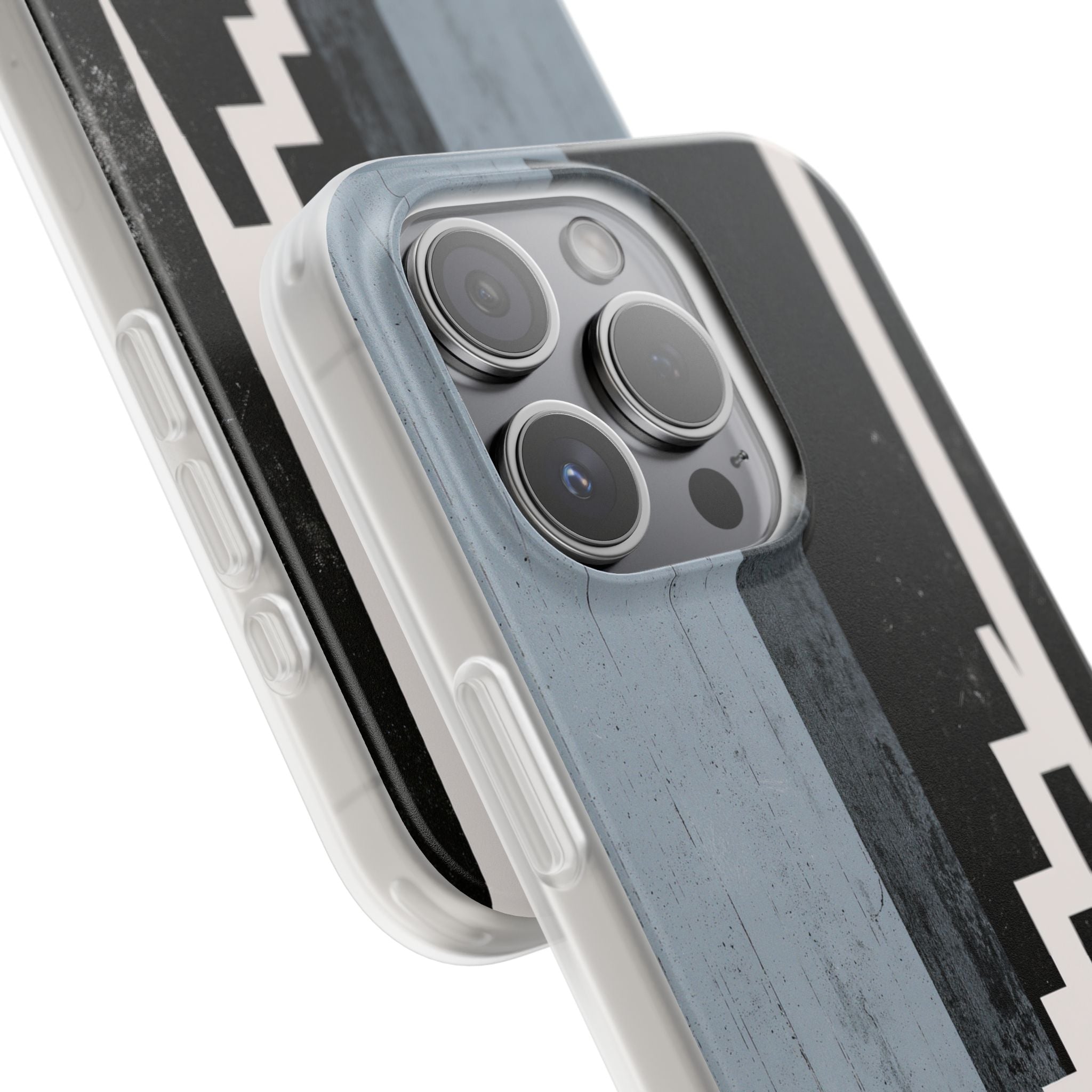 Grey Lite Phone Case for iPhone - Industrial Concrete Void
