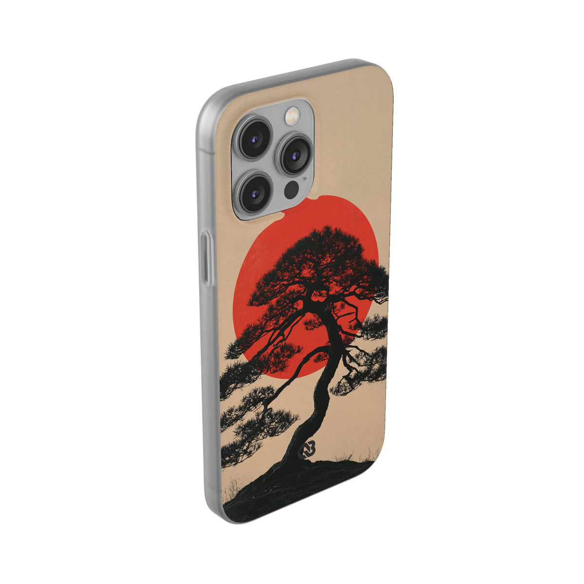 Crimson Pine Solitude · Lite Phone Case for iPhone ·  Beige